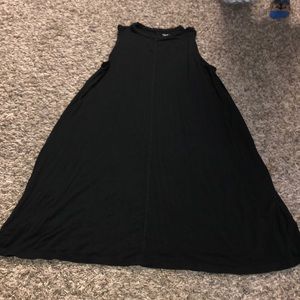 Black High Neck Dress